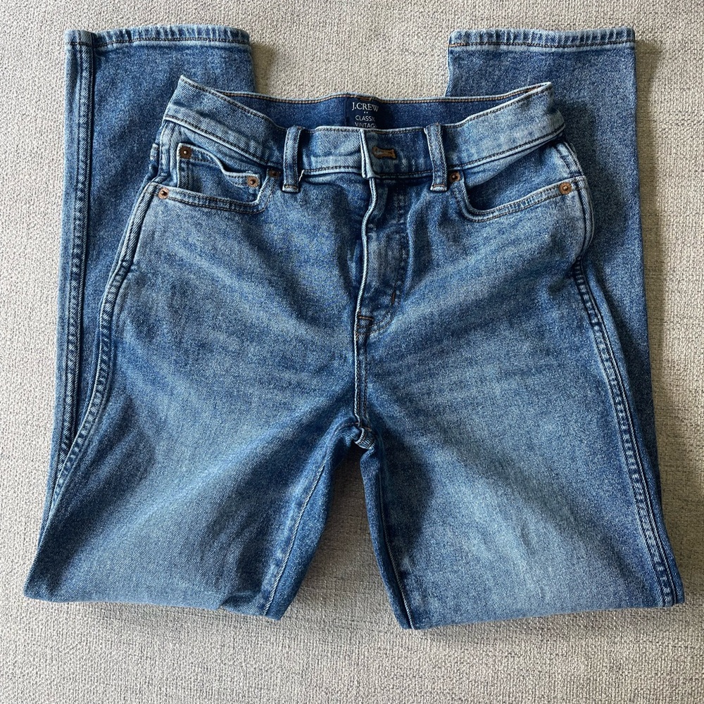 J.Crew Classic Vintage Straight Ankle Jeans | Size 24